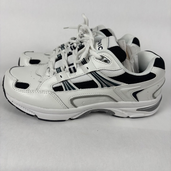 Vionic, 23M Walk Men's Sneakers, Size 8 Wide, White and Navy Blue, Leather/Mesh - Picture 5 of 10